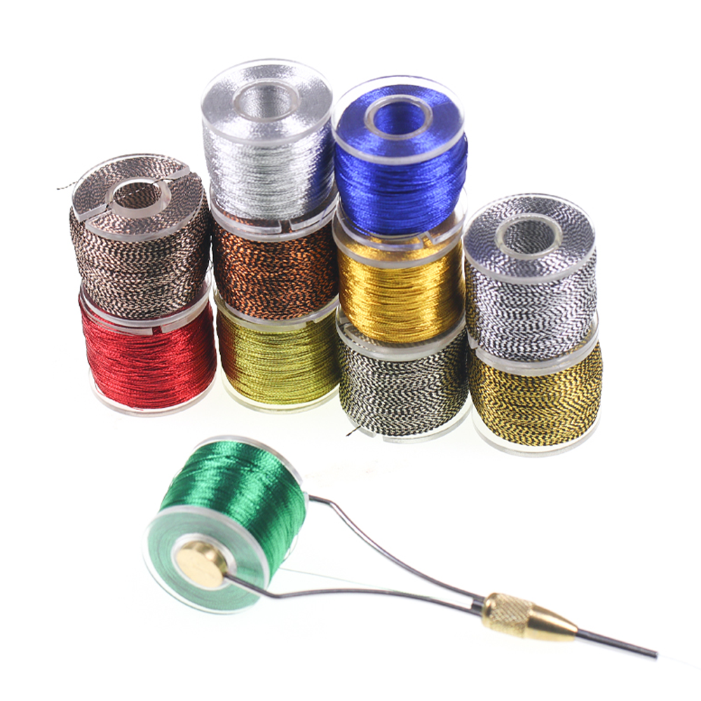 Baitcasting Reel - 100 yards Fishing Rod Building Metallic