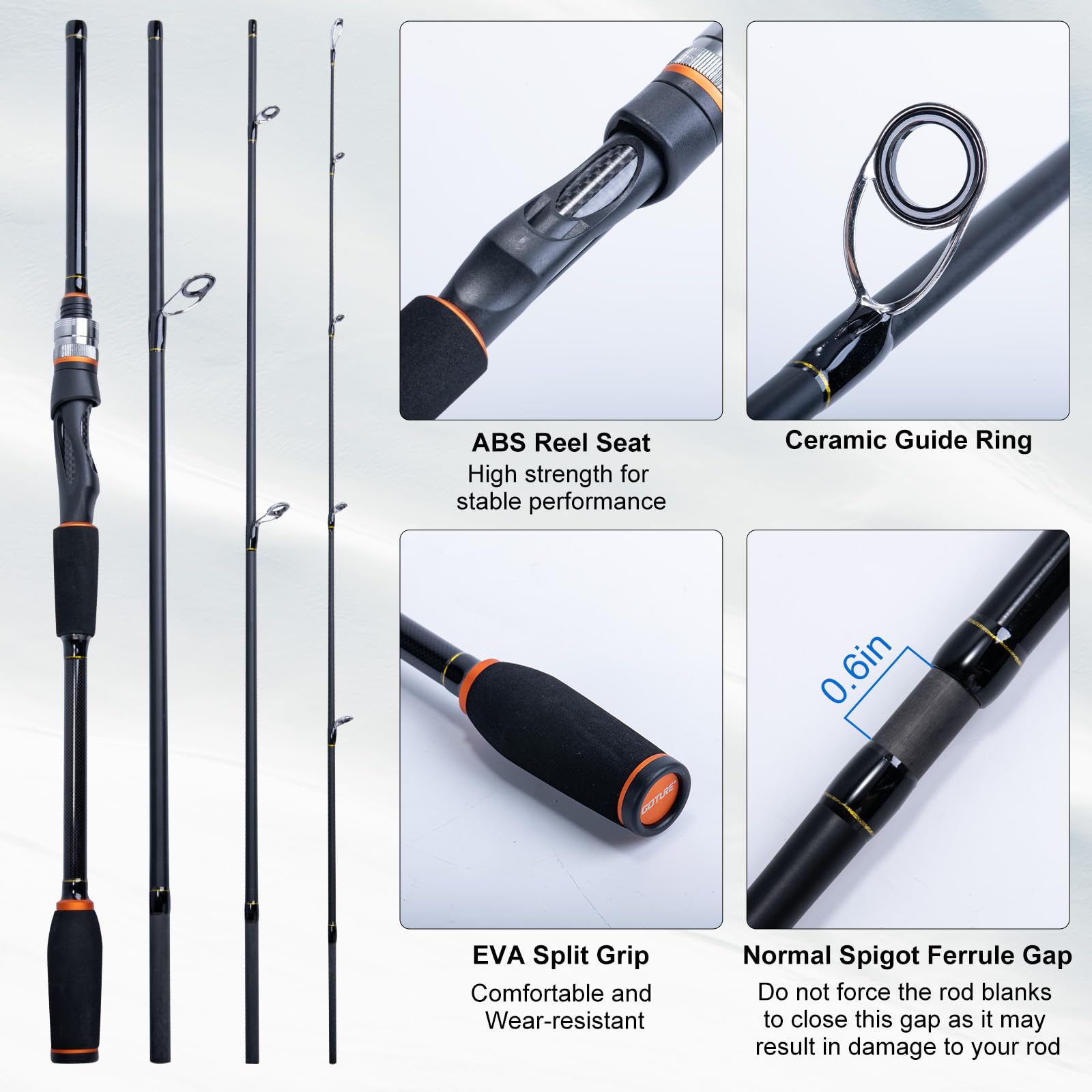 Goture Portable Spinning Fishi - Reel Bag recensie en prijs