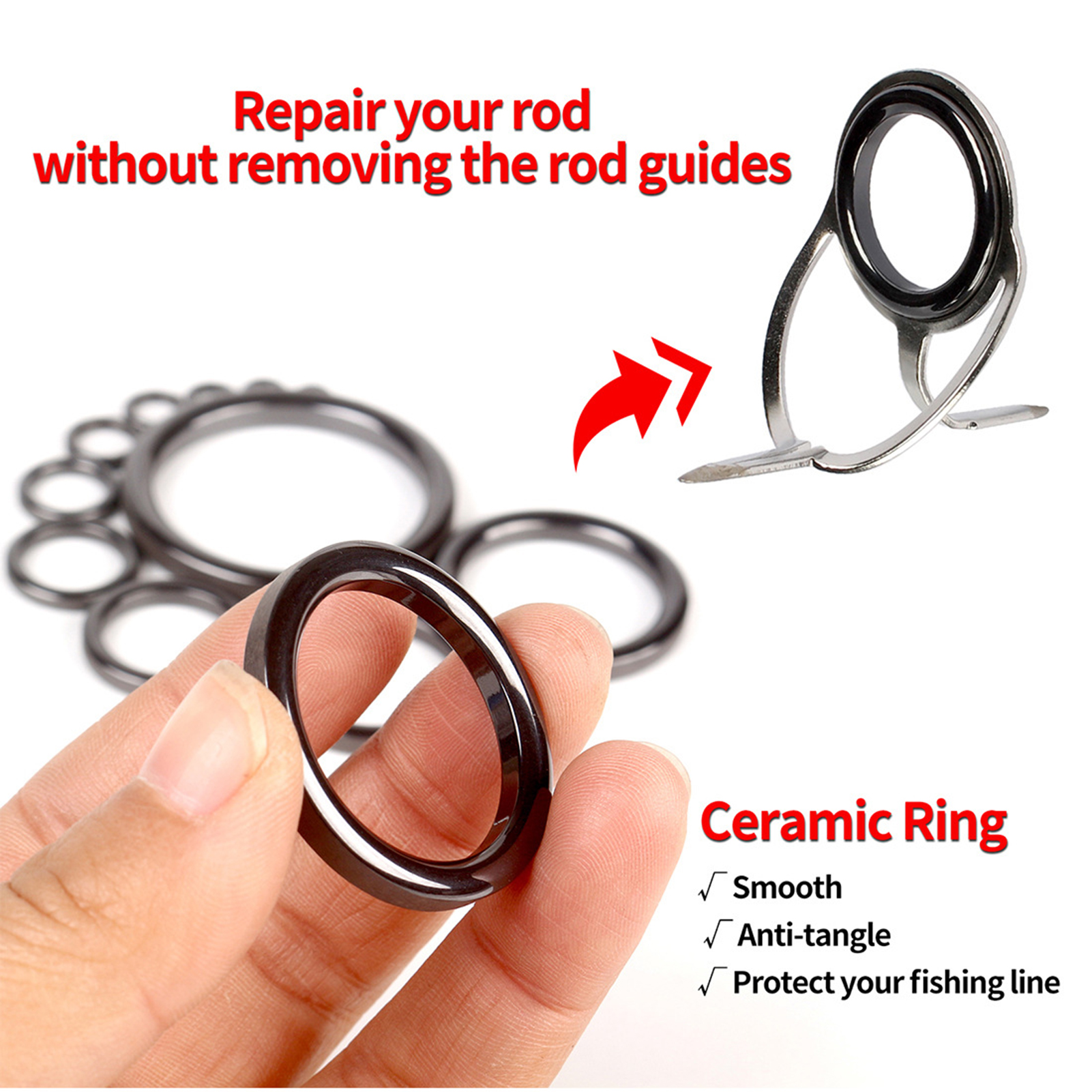 Fishing Rod Guide Repair Kit C - Reel Repair Kit recensie en prijs