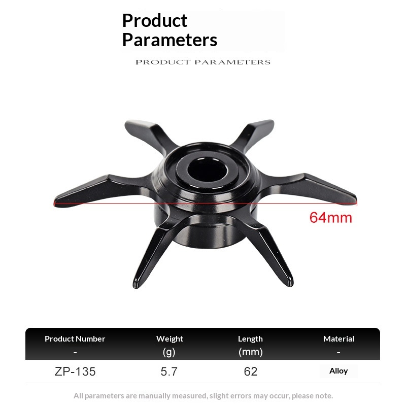 Six Star Drag Knob Enlarged Al - Reel Drag Knob recensie en prijs