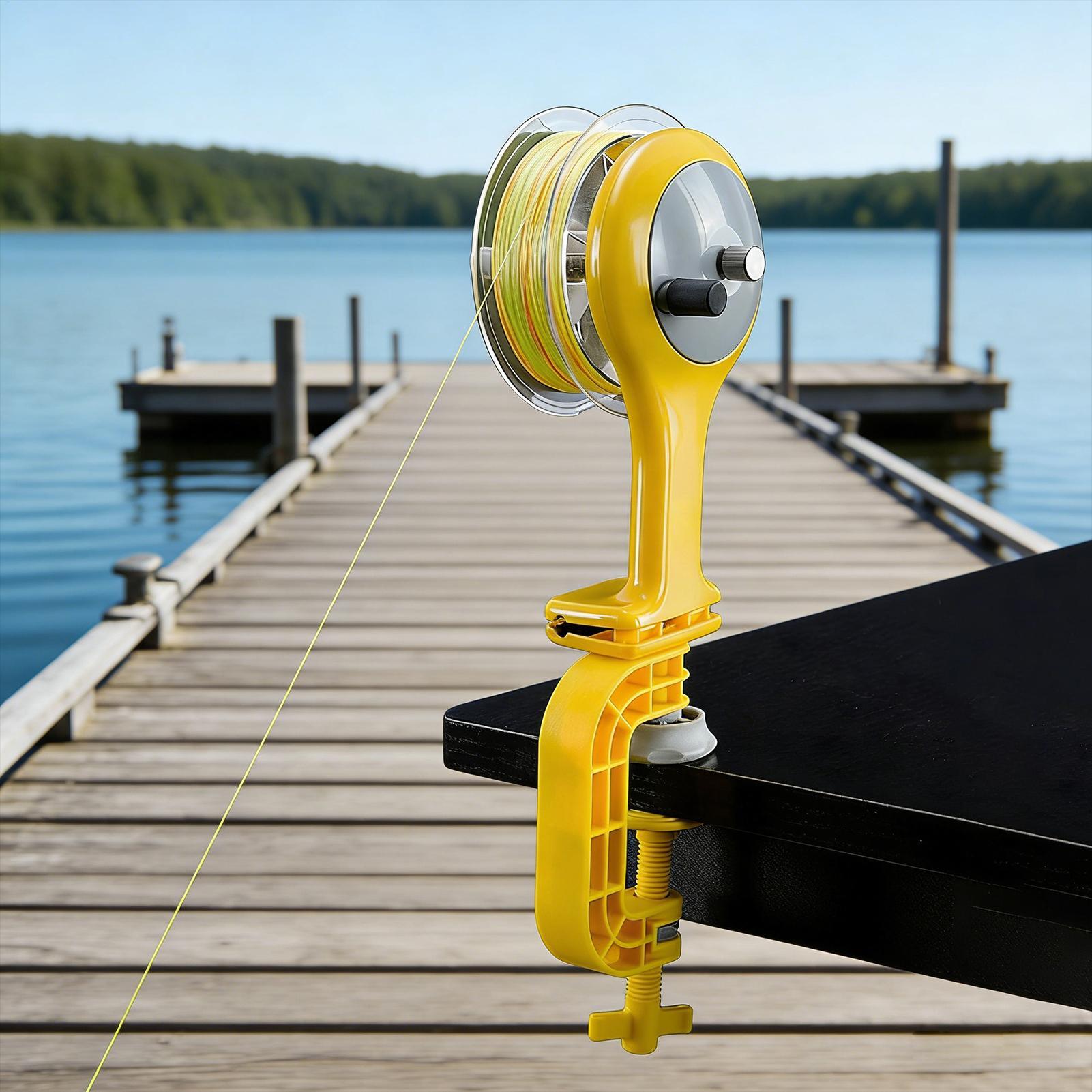 Fishing Line Spooler with Clam - Ice Fishing Reel recensie en prijs