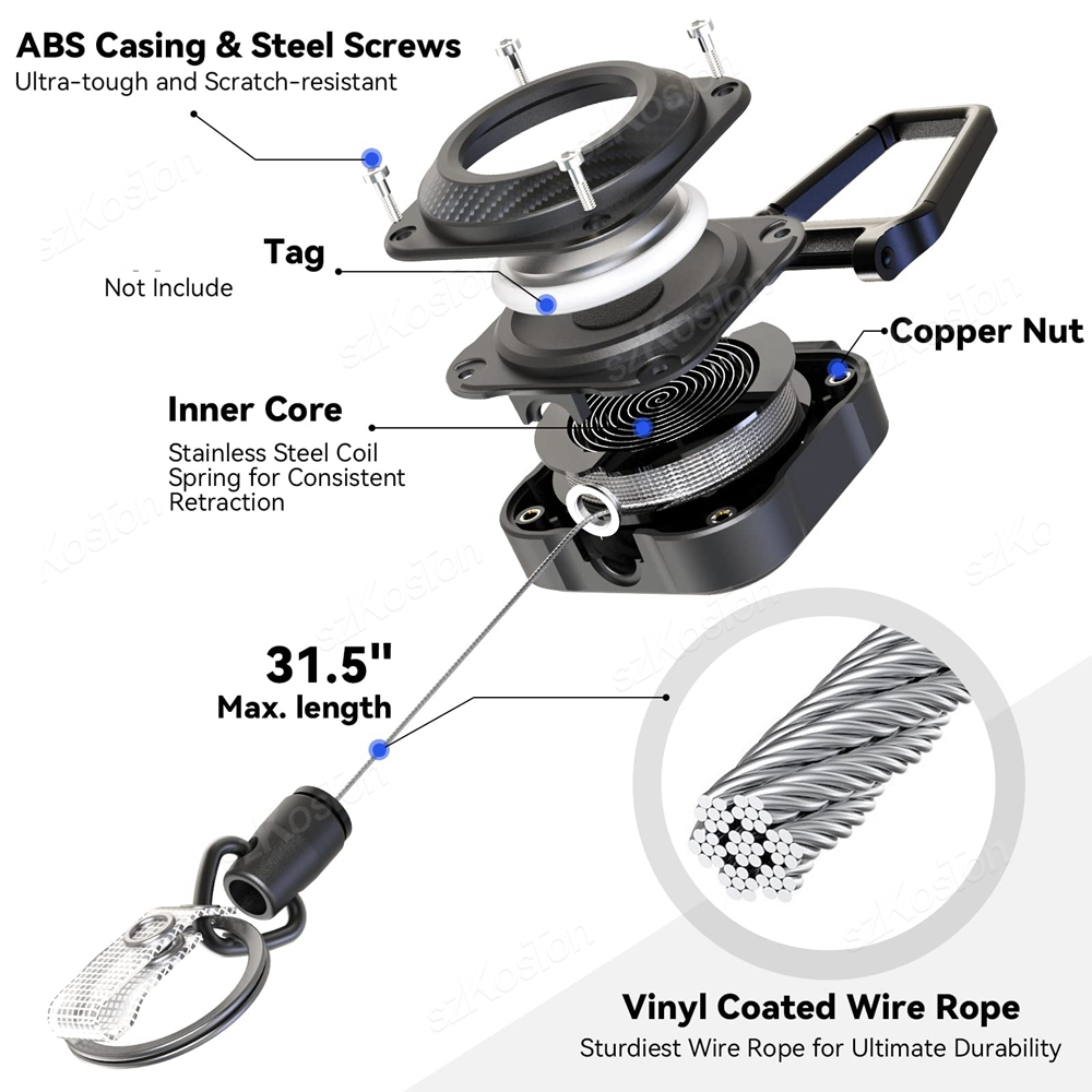 Retractable Keychain for Apple - Reel Cover recensie en prijs