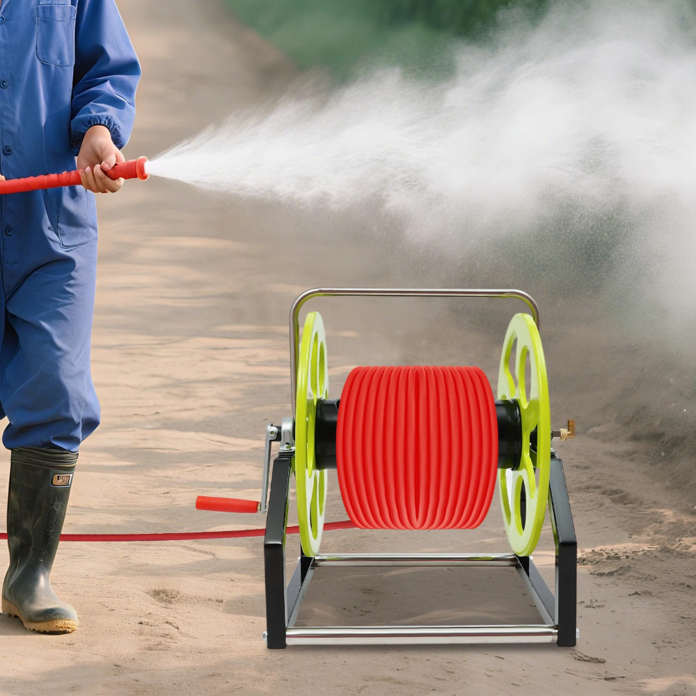 Garden Hose Reel, 360° Wall Mo - Reel Handle recensie en prijs