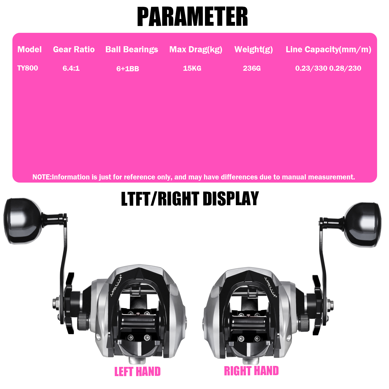 SAMOLLA Large New Baitcasting  - Reel Spare Spool recensie en prijs
