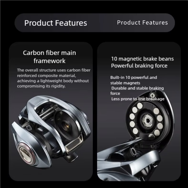 P1 Casting Reel, 7.3:1 Gear Ra - Reel Handle recensie en prijs