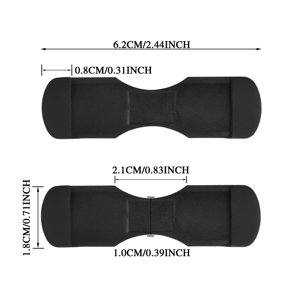 10Pcs Black/White Rubber Fishi - Reel Cover recensie en prijs