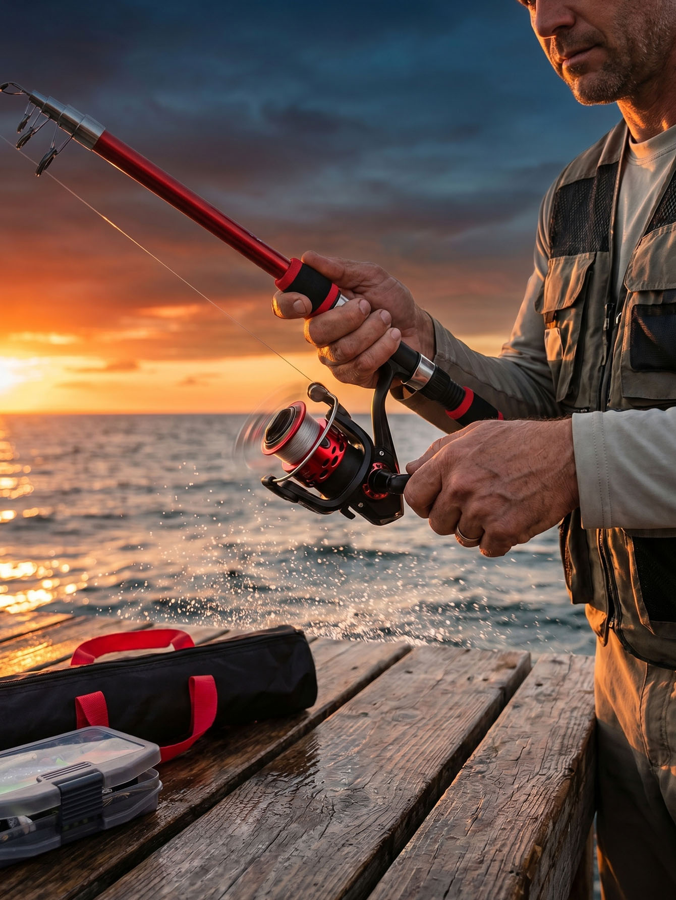 Fishing Rod Reel Combos Collap - Reel Bag recensie en prijs