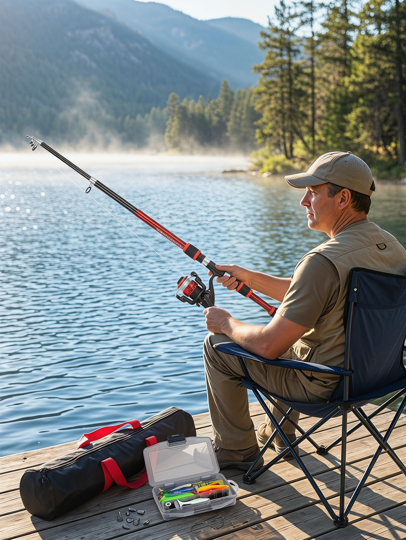 Fishing Rod Reel Combos Collap - Reel Bag recensie en prijs